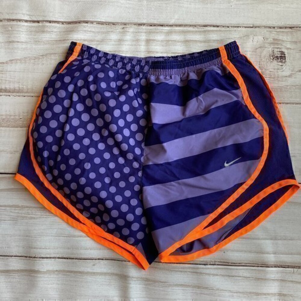 Nike Tempo Running Shorts in Purple and Orange Size XS